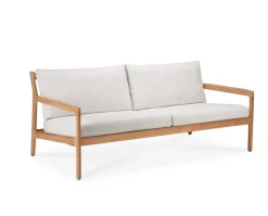 Jack Outdoor 2-sits Soffa | Teak, Off White