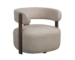 Jenison Loungestol | Ljusbeige/Brun Ek