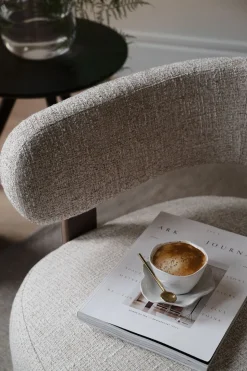 Jenison Loungestol | Ljusbeige/Brun Ek