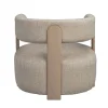 Jenison Loungestol | Ljusbeige/Vitpigmenterad Ek