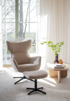Jenkins Relaxfåtölj med pall