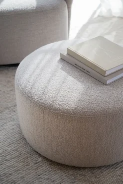 Joplin Sittpuff Ø70 | Alice 01 Ljusbeige