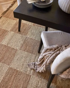 Jute Squares Matta 170x230 Natural