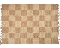Jute Squares Matta 200x300 Natural