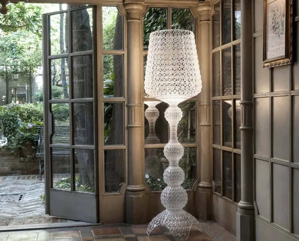 Kabuki Golvlampa, Outdoor | Vit
