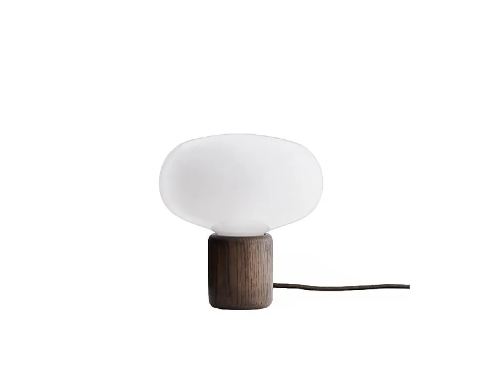 Karl-Johan bordslampa Rökt Ek