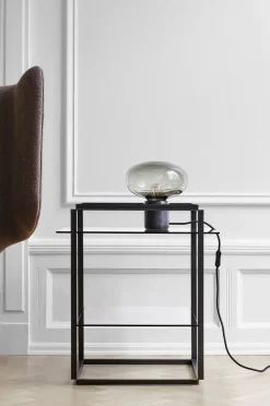 Karl-Johan bordslampa Rökt Ek