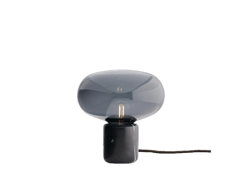 Karl-Johan bordslampa Svart Marmor