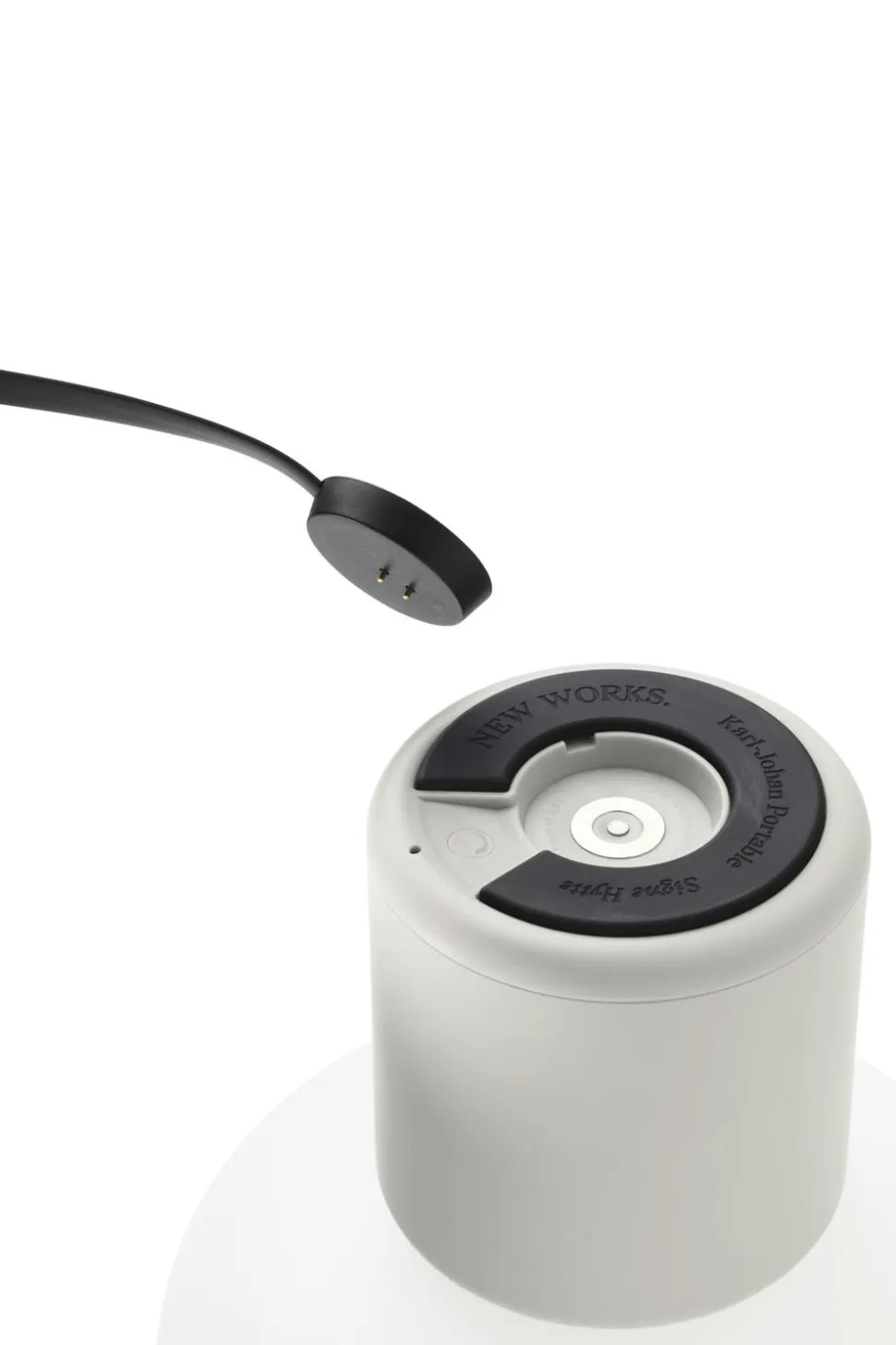 Karl-Johan Portabel Bordslampa | Light Grey