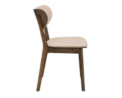 Kato Stol | Brunlackad Ek, Beige