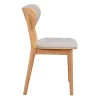 Kato Stol | Lackad Ek, Gråbeige