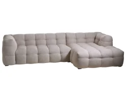Kendall Divansoffa 3-sits, Höger | Tyg 11 Beige