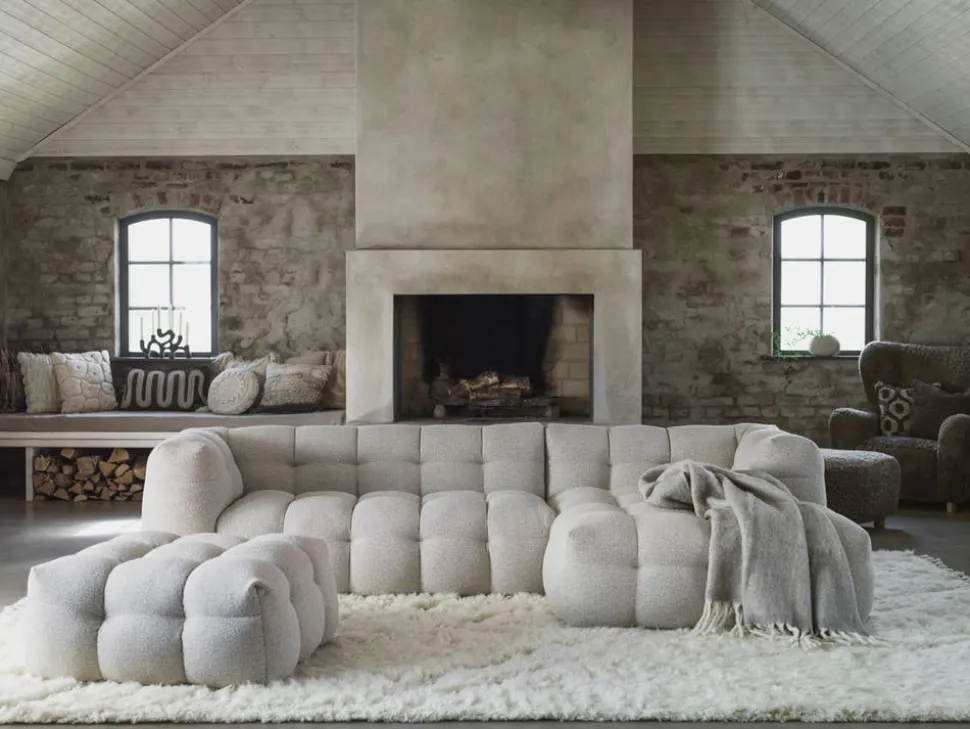Kendall Divansoffa 3-sits, Vänster | Tyg 11 Beige
