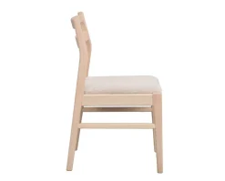 Kerwin Stol | Ljusbeige/Vitpigm. Ek