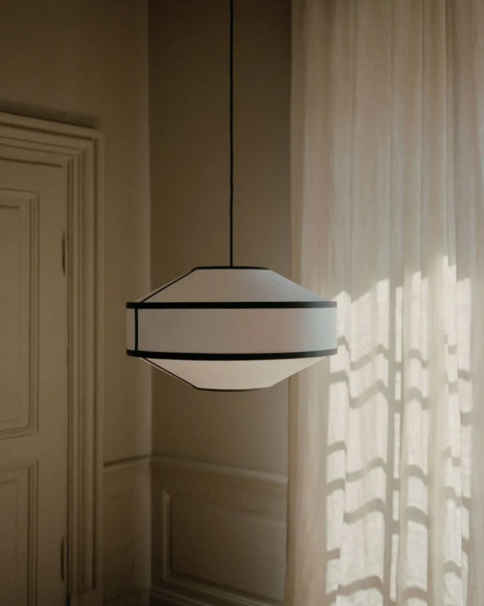 Kite Pendel | Svart/Vit Ø65