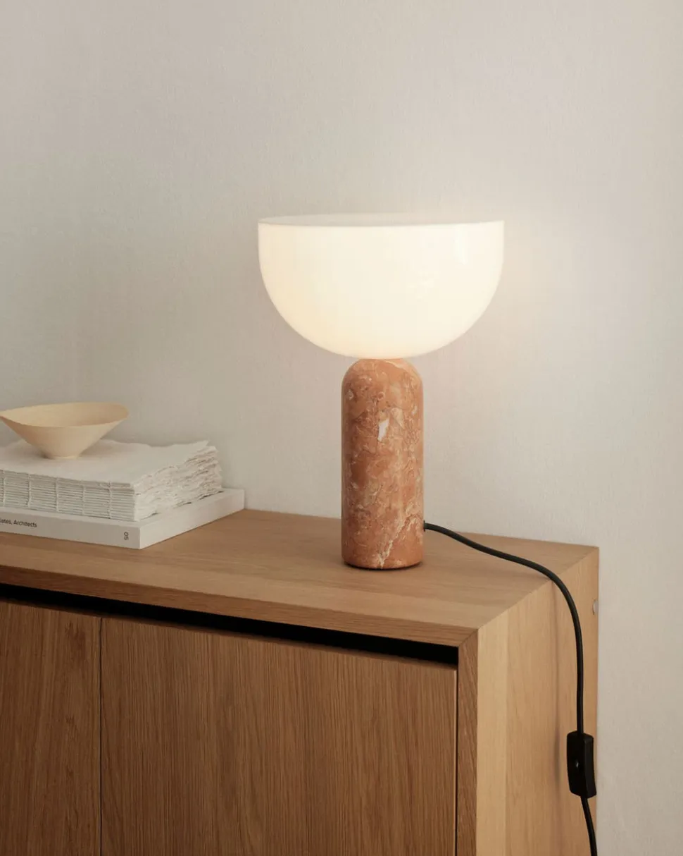 Kizu Bordslampa Small | Breccia Pernice Marmor