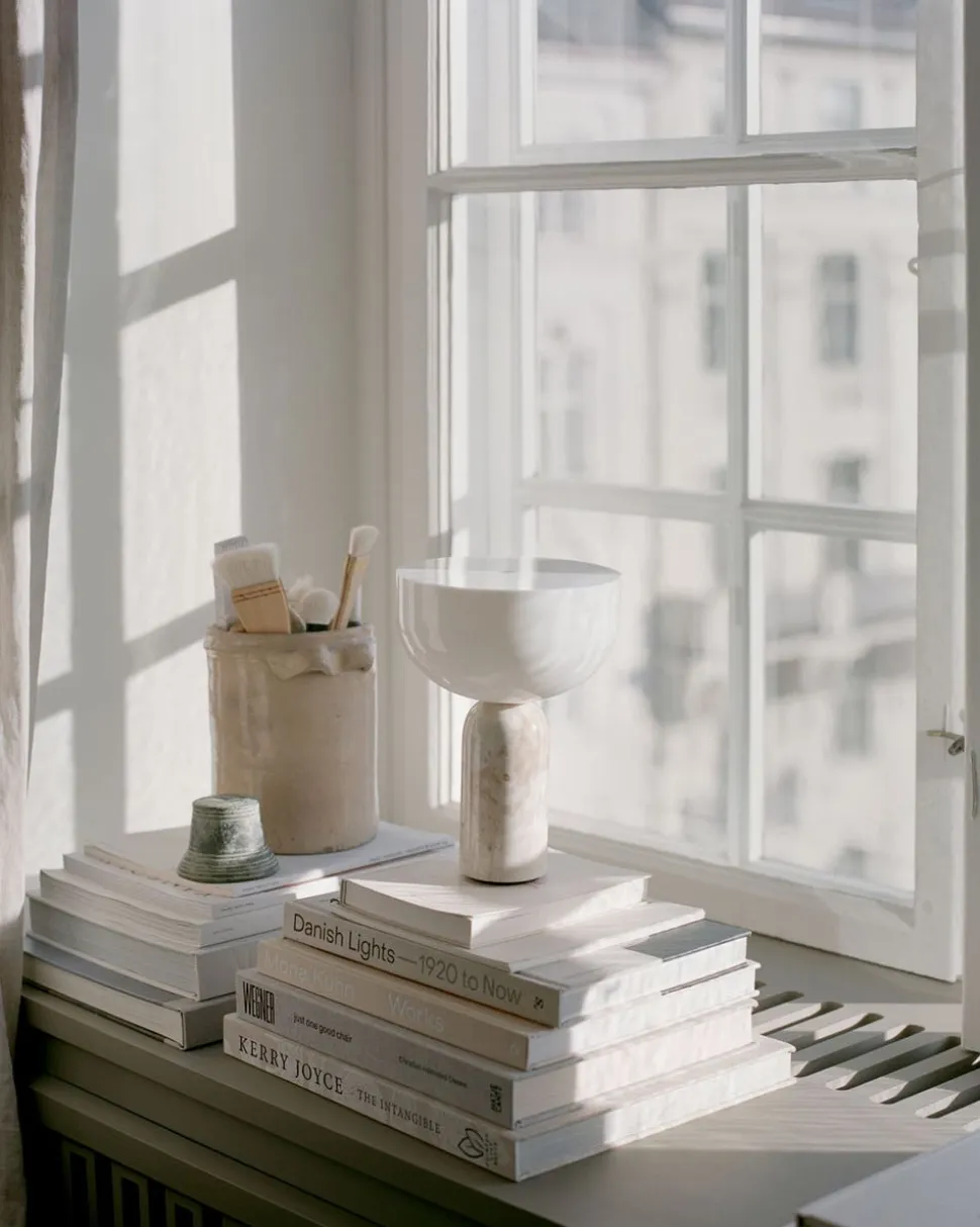 Kizu Portabel Bordslampa | Kunis Breccia Marmor