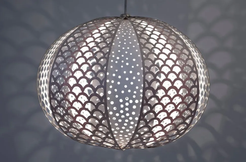 Knopp Pendellampa | Blå | Stor