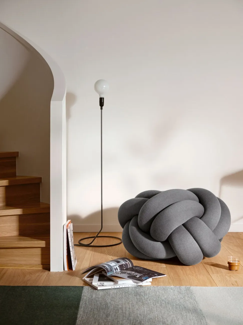 Knot Cushion XL | Grey