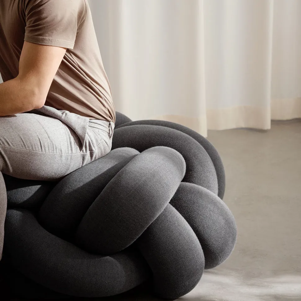 Knot Cushion XL | Grey