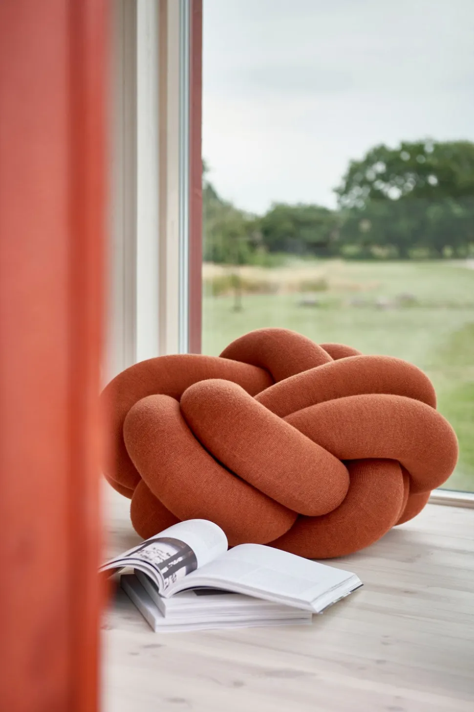 Knot Cushion XL | Ochre