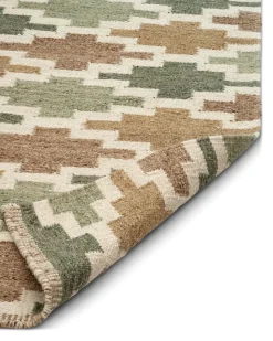 Korsnäs Gångmatta 80x250 Grönbeige