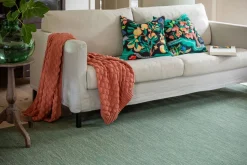 Kuddfodral Botanical Orange Svart
