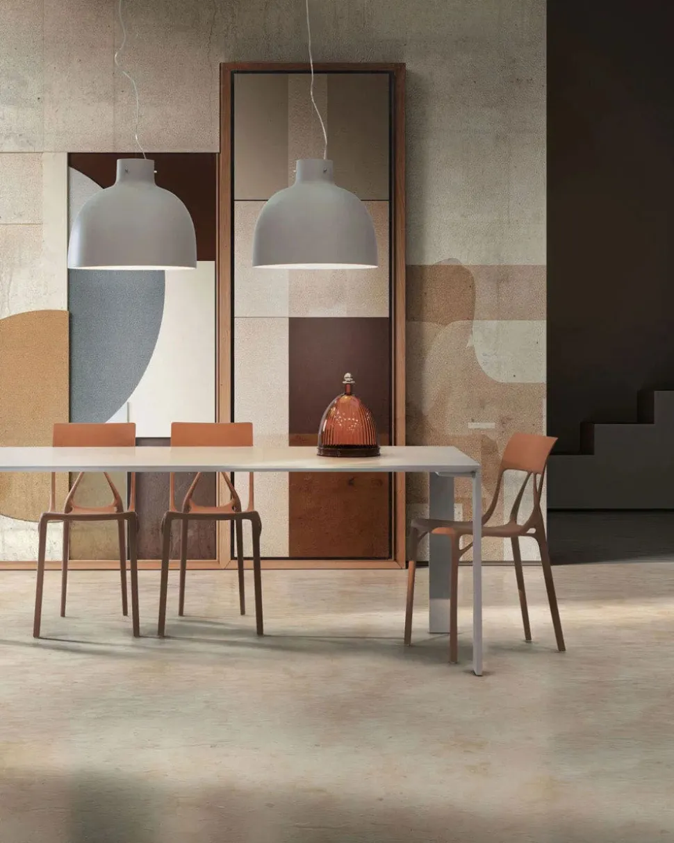 La Coupole Skål | Amber/Brick Red