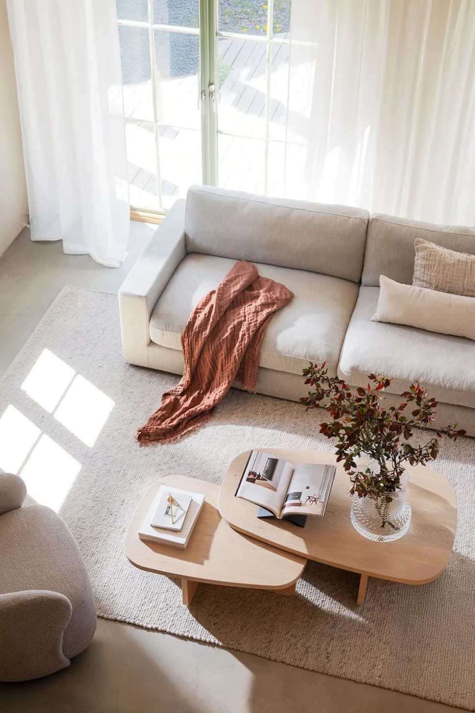 Langdon Soffa 3-sits | Casual 15 Jeansblå