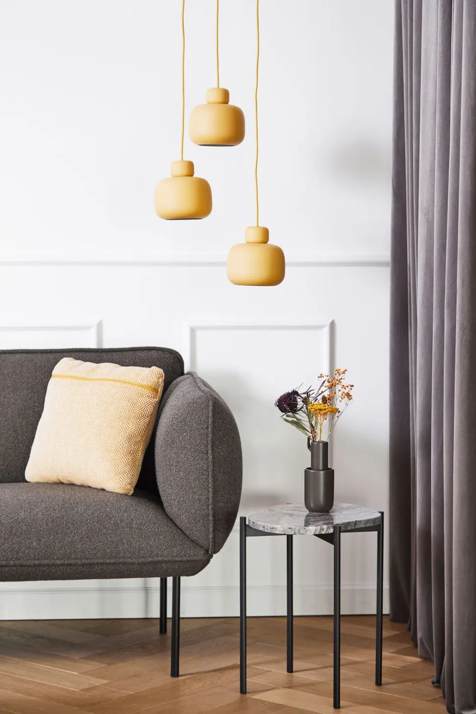 La Terra Bord Small | Grey Melange Travertine