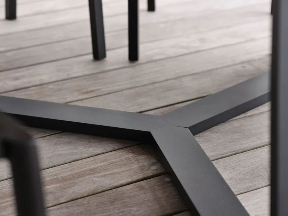 Laurion Matbord Ø150 | Teak / Aluminium