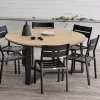 Laurion Matbord Ø150 | Teak / Aluminium