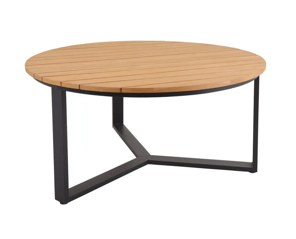 Laurion Matbord Ø150 | Teak / Aluminium