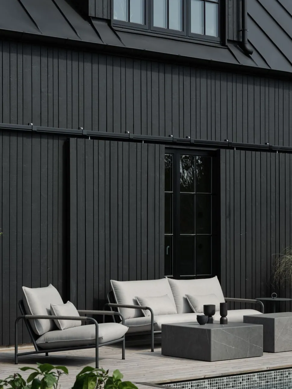 Lerberget Soffa | Grå
