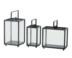 Lighthouse Lykta Small | Teak/Lava Grey