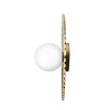 Liila Muuse Vägg-/Taklampa, Medium | Nordic Gold/Opal