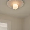 Liila Muuse Vägg-/Taklampa, Medium | White/Opal