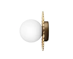 Liila Muuse Vägg-/Taklampa, Small | Nordic Gold/Opal