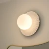 Liila Muuse Vägg-/Taklampa, Small | White/Opal