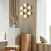 Liila Star Vägg-/Taklampa | Nordic Gold/Opal