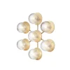 Liila Star Vägg-/Taklampa | Nordic Gold/Optic Clear