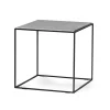 Lime Soffbord 50x50 | Betonglaminat | Svart metall
