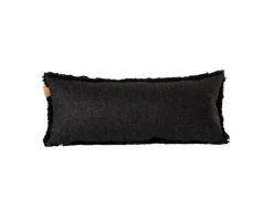Lina fårskinnskudde 60x25 Carbon
