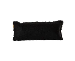 Lina fårskinnskudde 60x25 Svart