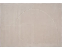 Lineal Poem matta | Beige 140x200