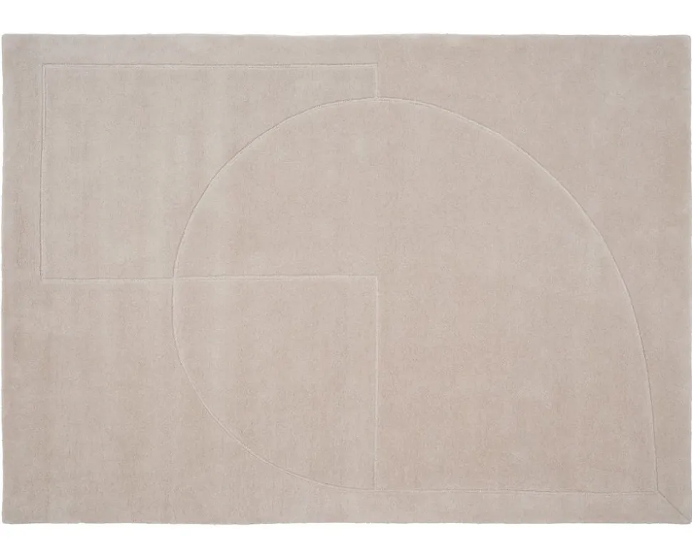 Lineal Poem matta | Beige 140x200