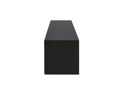Line Byrå Burned Walnut/ Black | 6 Lådor Vägghängd