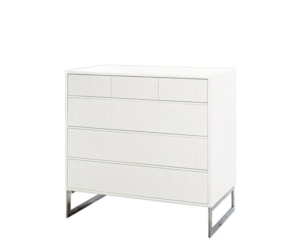 Line Byrå Vit | 3+3 Lådor