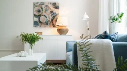 Line Byrå Vit | 3+3 Lådor