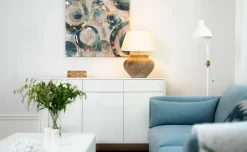 Line Byrå Vit | 6 Lådor Vägghängd